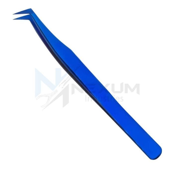 Blue plasma coated tweezers nexum industries 3