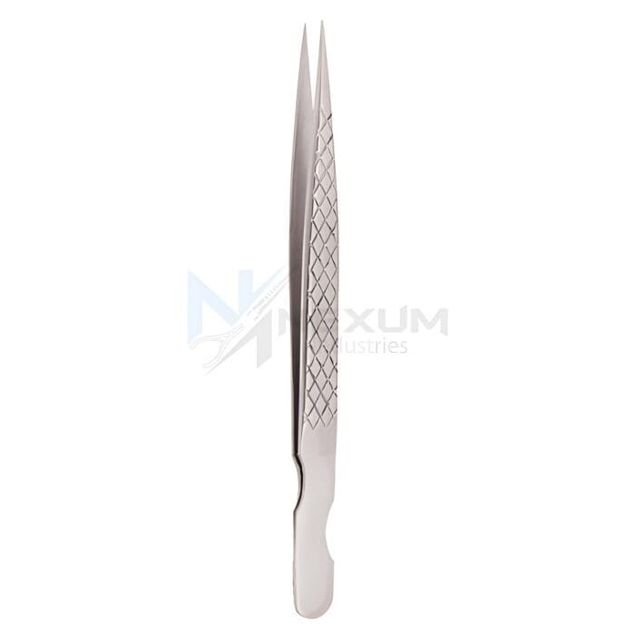 Diamond print s type eyelash tweezers nexum industries 1