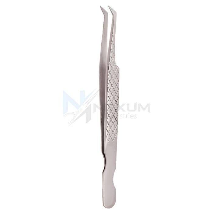 Diamond print s type eyelash tweezers nexum industries 13