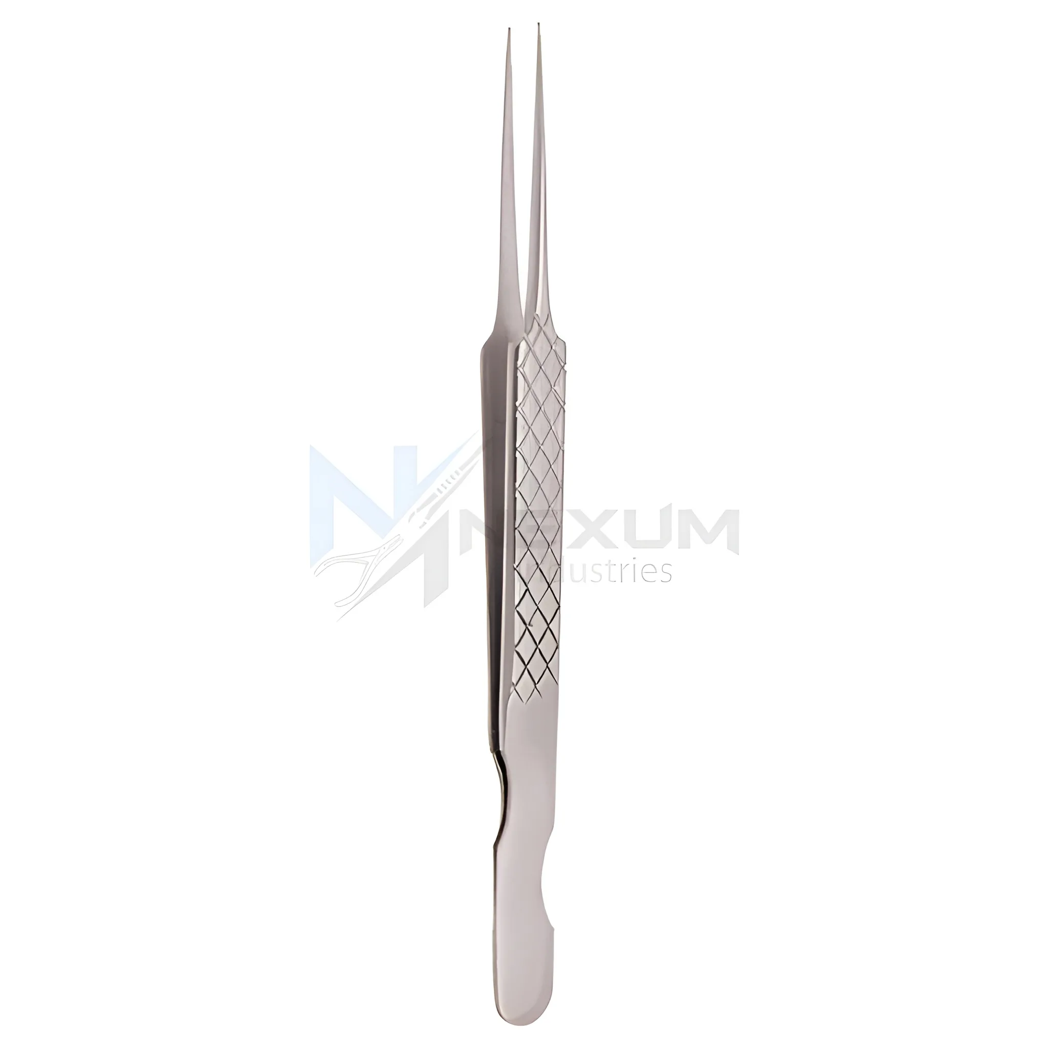 Diamond print s type eyelash tweezers nexum industries 18