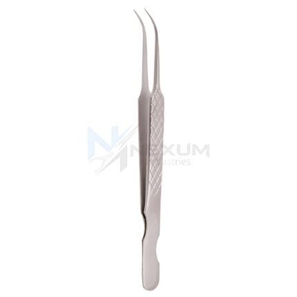 Diamond print s type eyelash tweezers nexum industries 19