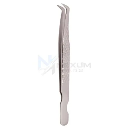 Diamond print s type eyelash tweezers nexum industries 26