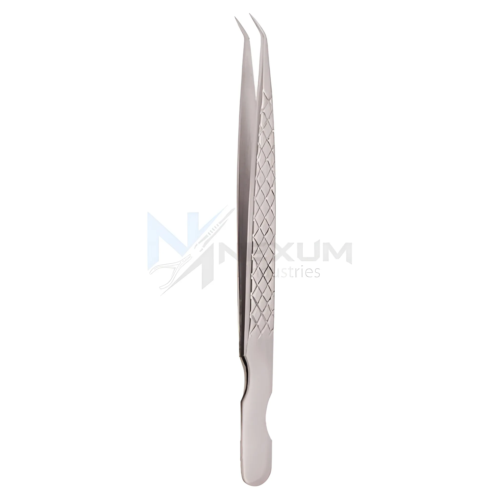 Diamond print s type eyelash tweezers nexum industries 3
