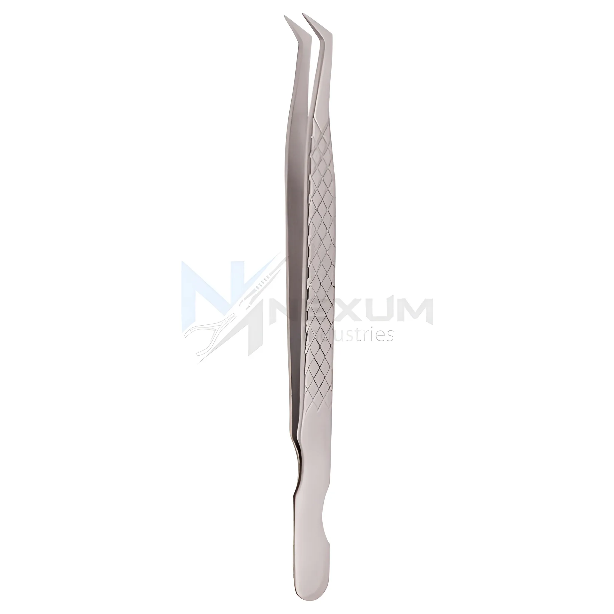 Diamond print s type eyelash tweezers nexum industries 31