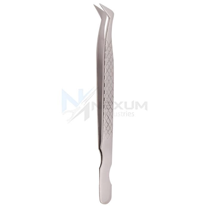 Diamond print s type eyelash tweezers nexum industries 32