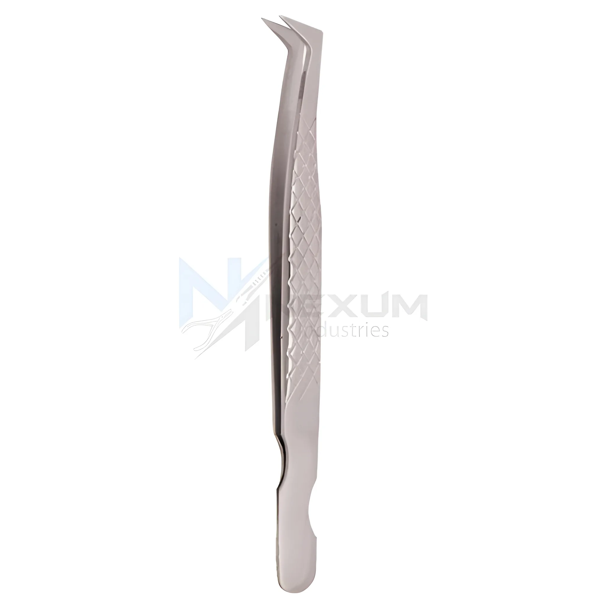 Diamond print s type eyelash tweezers nexum industries 34