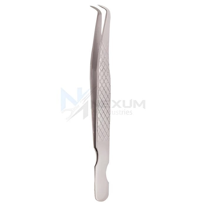 Diamond print s type eyelash tweezers nexum industries 39