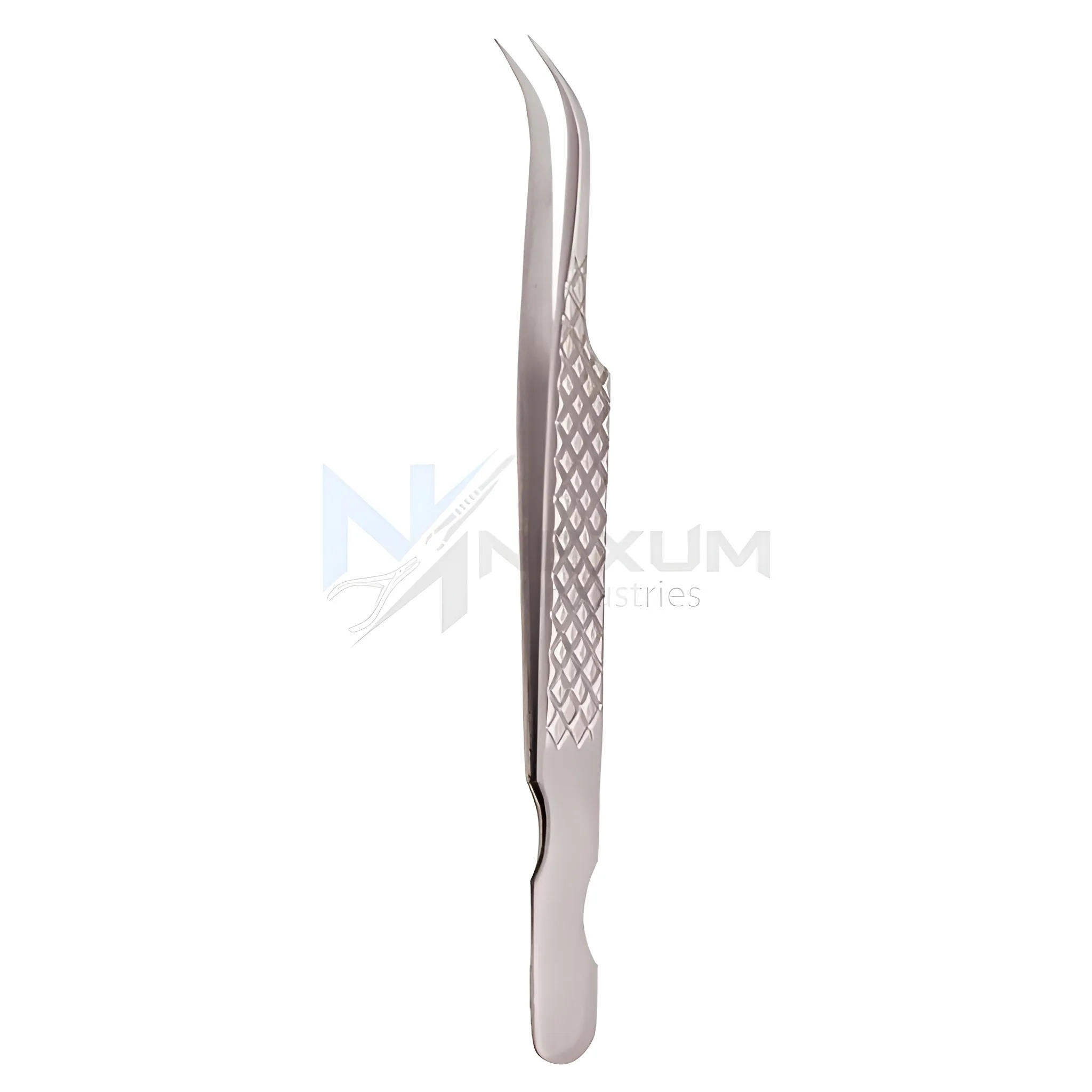 Diamond print s type eyelash tweezers nexum industries 5