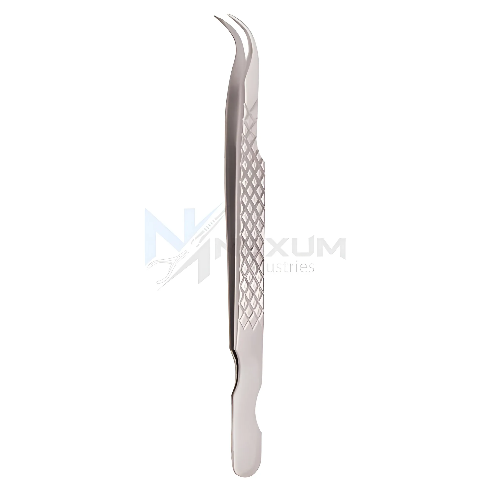 Diamond print s type eyelash tweezers nexum industries 8