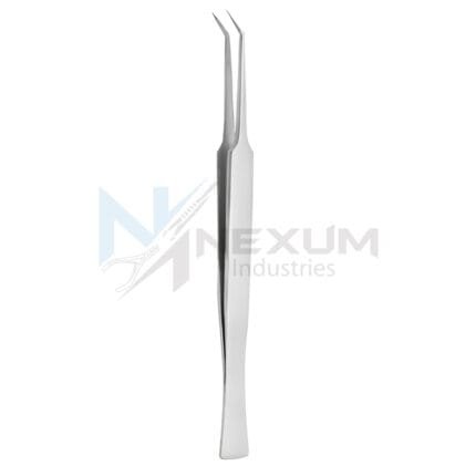 Fish tail eyelash tweezers nexum industries 21