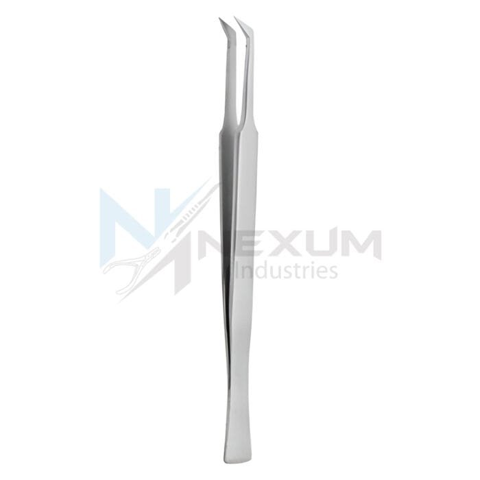Fish tail eyelash tweezers nexum industries 24