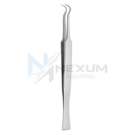 Fish tail eyelash tweezers nexum industries 25