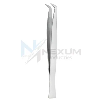 Fish tail eyelash tweezers nexum industries 26