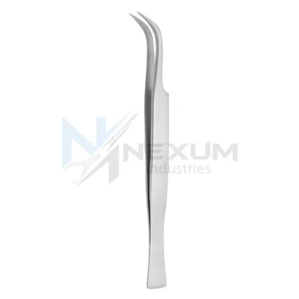 Fish tail eyelash tweezers nexum industries 7