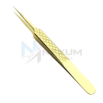 Gold plasma coated tweezers nexum industries 1