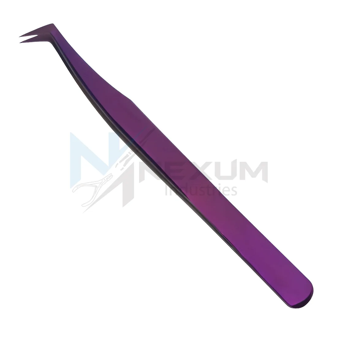 Purple plasma coated tweezers nexum industries 6