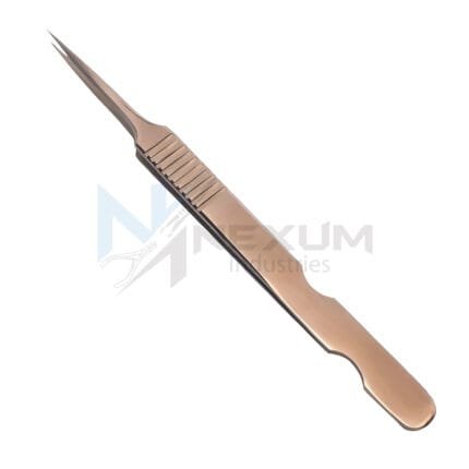Rose gold plasma coated tweezers nexum industries 2