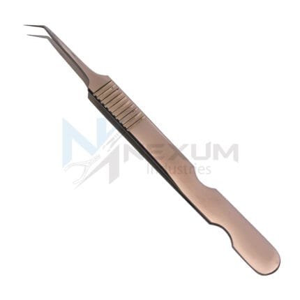 Rose gold plasma coated tweezers nexum industries 4