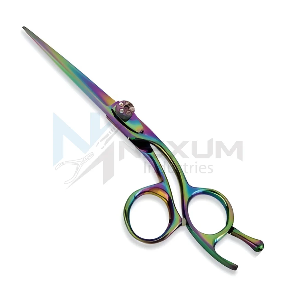 Titanium coated hair scissors nexum industries 18